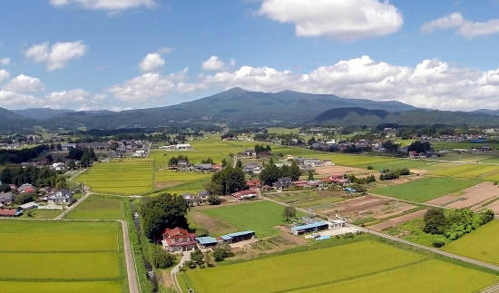 安達太良山の麗に広がる豊かな自然環境