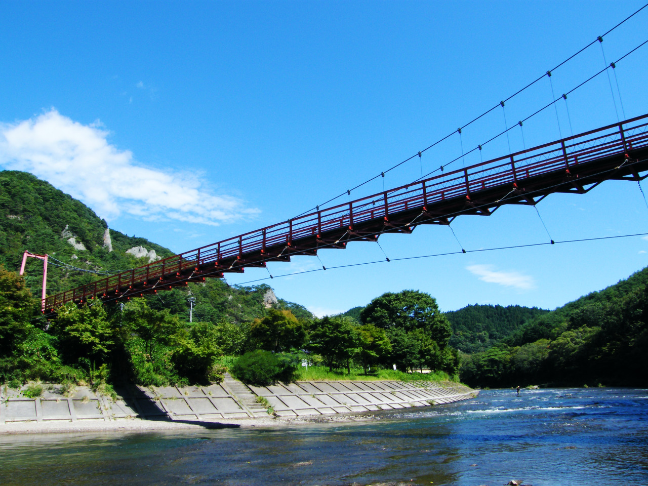 あゆのつり橋