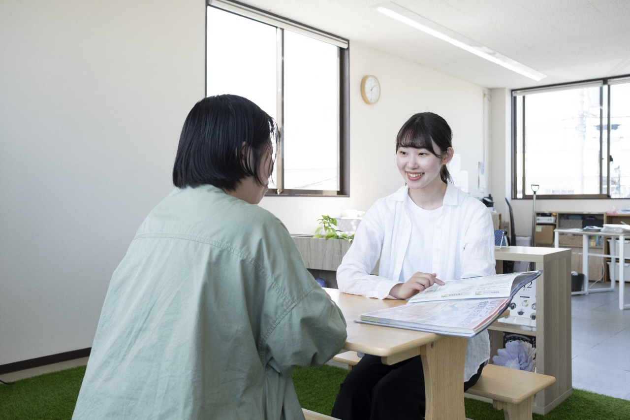 窓口での移住相談の様子