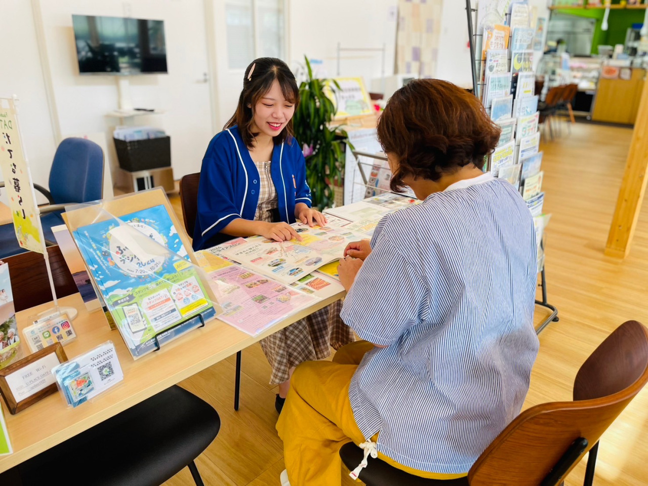 窓口での相談の様子